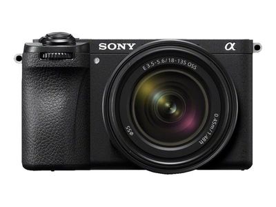 Sony a6700 ILCE-6700M - Digitalkamera - speilløst - 26.0 MP - APS-C - 4K / 119.88 fps - 7.5optisk x-zoom E 18-135 mm OSS-linse - Wi-Fi, Bluetooth