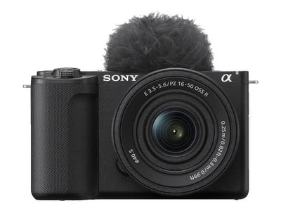 Sony a ZV-E10 II - Digitalkamera - spegellöst - 26.0 MP - 4 K / 60 fps - 3.1x optisk zoom E PZ 16-50mm OSS ll-objektiv - Wi-Fi, Bluetooth - svart