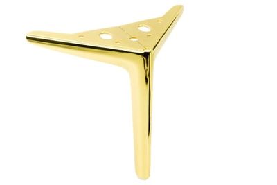 Anker Elegant møbelben, guldkrom, højde 18 cm