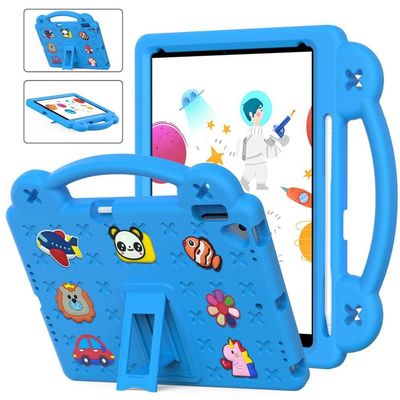 Apple iPad 10.2 2021 2020 2019 Stødsikker EVA-skumstativskal - Himmelblå