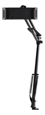 DELTACO Stativ for smarttelefoner og nettbrett 4"-12,9", c-klemme, 360° rotasjon