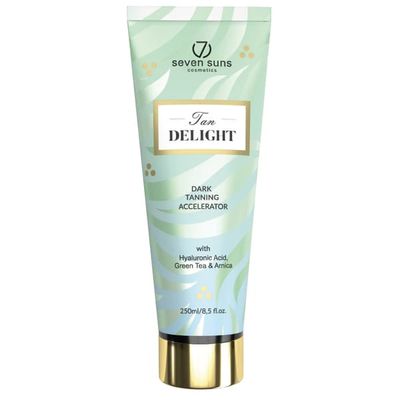 7suns Tan Delight Accelerator Dark Tanning 250ml + Free Hand Cream 75ml