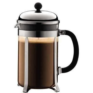 CHAMBORD - BODUM French press-kaffebryggare. 12 koppar. 1,5 l. rostfritt stål