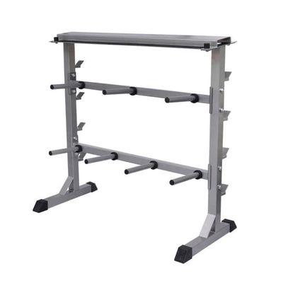 vidaXL Dumbbell vektstangstativ