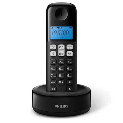 Philips Trådløs Fastnettelefon Classic Range D1611b/34 Sort
