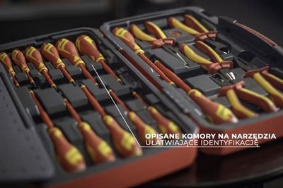 Teng Tools TV18N 1000V Tång och skruvmejselsats