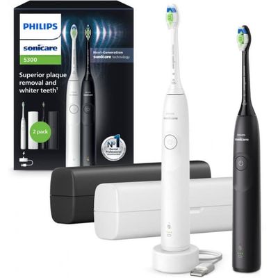 Philips HX7109/01 Sonicare Series 5300 elektrisk tandbørste, dobbelt håndtag