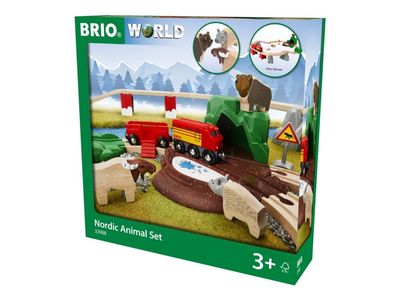 BRIO 33988 Sett med nordiske dyr