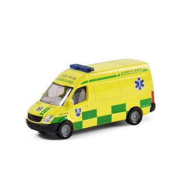 Leksaksbilar Bilar Cars SIKU Micki Metall Ambulans Svensk 1389