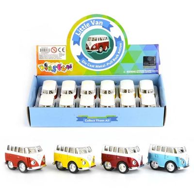 Leksaksbilar Cars Bilar Mini VW Volkswagen Buss pullback 61538 Välj