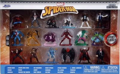 JADA Spiderman Metal Action Figures 18-Pack 322-5031