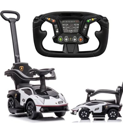 Sun Baby gåbil med gåbil 3i1 Lamborghini Essenza SCV12, hvid, 12m+, op til 25 kg