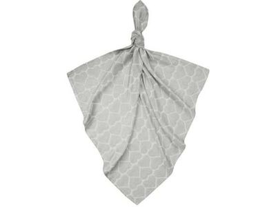 Texpol Bamboo muslin square Colorful Dreams 120x120 cm hearts gray (TEX000149)
