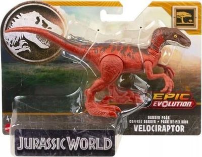 Mattel Jurassic World Dinosaur Velociraptor HTK53 figur