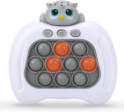 Owl Popit Game - Pop It Pro Light Up Game Quick Push Fidget Spill