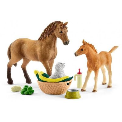 Schleich Horse Club 42432 - Sarah dyrepleje baby sæt