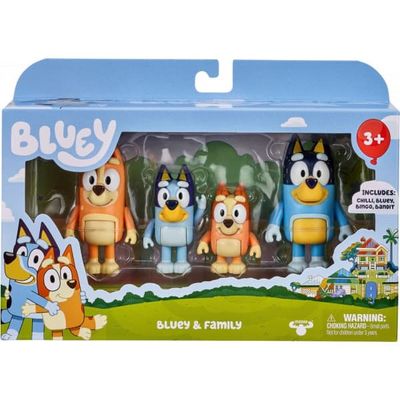 Bluey-familjens figurer 4 st