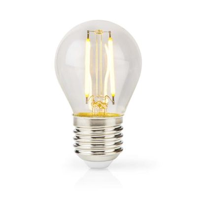 Nedis LED lyspære E27 | G45 | 4.5 W | 470 lm | 2700 K | Dimbar | Varm Hvit | Retro Style | 1 stk