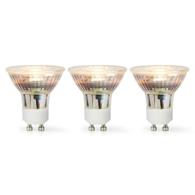 Nedis LED pære GU10 | Spot | 4.5 W | 345 lm | 2700 K | Varm Hvit | Retro Style | 3 stk