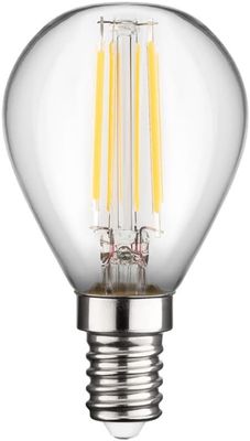 Goobay LED Mini Globe med glødetråd, 4 W E14-sokkel, varmhvit, ikke-dimbar