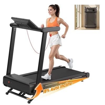 Formill FT62 4,0 hk hjemmeløbebånd 16 km/t, 18% stigning, 330 lbs kapacitet, LED-display og Bluetooth