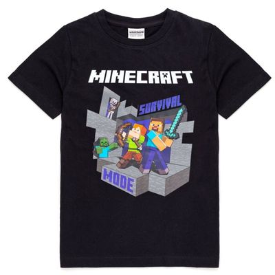 Minecraft Børn/Børn Survival Mode T-shirt