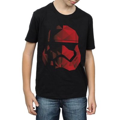 Star Wars: The Last Jedi Boys Cubist Stormtrooper Helmet Cotton T-Shirt