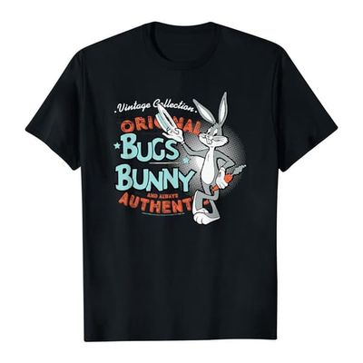 Looney Tunes Snurre Sprätt Vintage T-shirt i bomull, herr