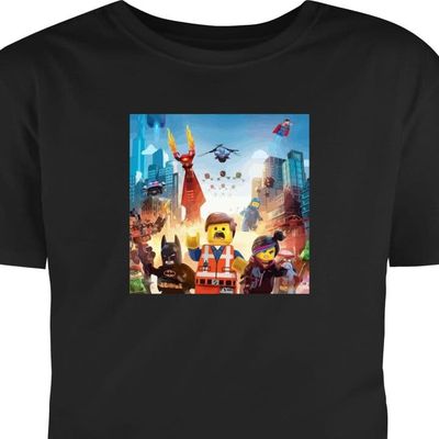 T-shirt för Barn | Klassisk Barn-T-shirt Lego Svart 9-11 År