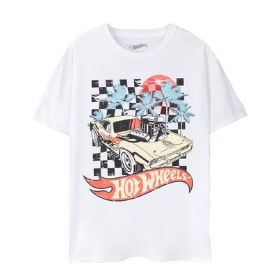 Hot Wheels T-shirt med solnedgång för män