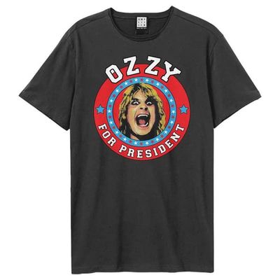 Amplified Unisex Adult For President Ozzy Osbourne T-shirt