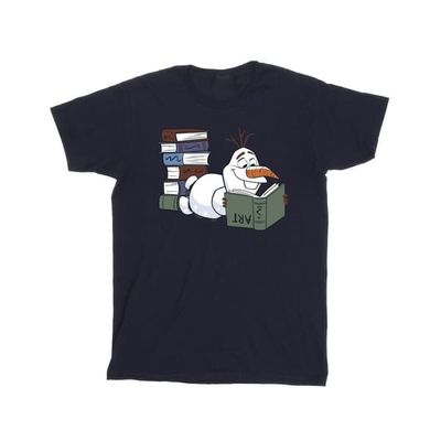 Frozen II Boys Olaf Reading Cotton T-Shirt