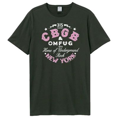 Amplified Unisex Adult CBGB Two Tone Logo T-Shirt