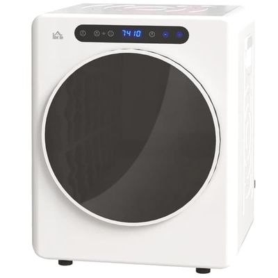 Kondensator-tørretumbler 4 kg – 6 programmer, 40–60 °C, kompakt, touch, hvid