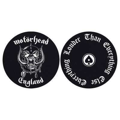 Motorhead Turntable Slipmat Set: England / Louder (Retail Pack)