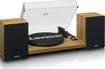 Lenco LS-500OK - HiFi pladespiller med højttalersæt