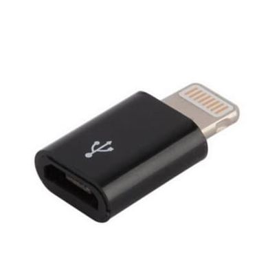 Micro-USB till Lightning Adapter - Svart