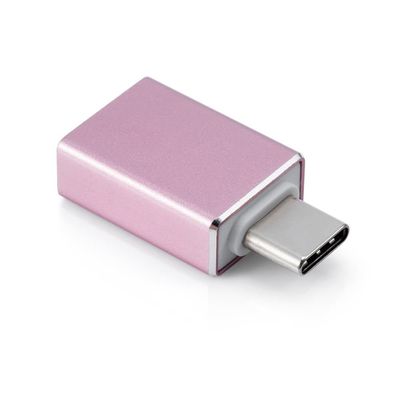 INF Adapter USB-C (hann) til USB 3.0 (hun) Rosa