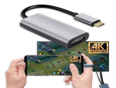 USB-C-HDMI-sovitin kannettava kannettava televisio