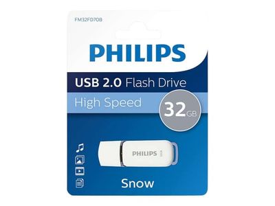Philips FM32FD70B Snow Edition 2.0 32 GB USB 2.0 hvit