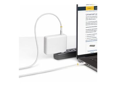 StarTech.com 4m USB C Charging Cable, USB-IF Certified USB-C Cable, 240W - USB-kabel - USB-C (hane) till USB-C (hane) - USB 2.0 - 48 V - 5 A - 4 m