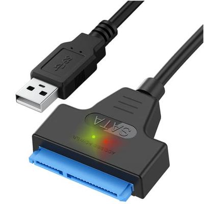 USB 3.0 SATA-adapteri 2,5" HDD SDD Plug & Play