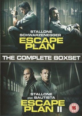 Escape Plan/Escape Plan II DVD Sylvester Stallone, H?fstr?m (DIR) Cert 15 2 Pre-Owned Region 2