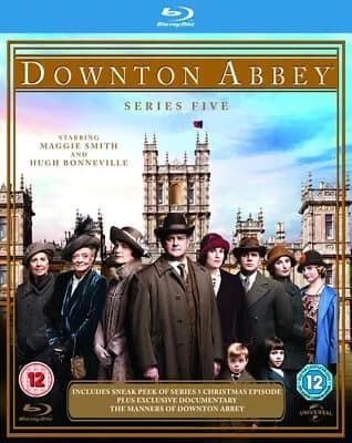 Downton Abbey: Series 5 (2014) Maggie Smith cert 12 2 discs Blu-Ray Pre-Owned