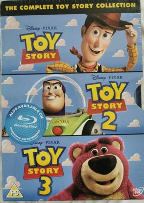 Toy Story 1-3 - Collection (Box Set) (DVD, 2010) Region 2 Brand New