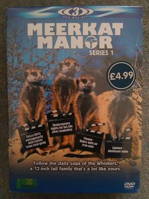 Meerkat Manor Series 1 - 3 Disc DVD Box Set - Series One Bill Nighy - Region 2 Brand New