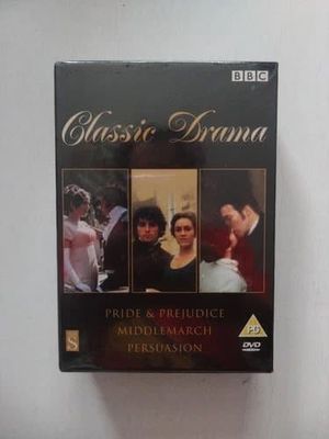Classic Drama Pride And Prejudice Middlemarch and Persuasion DVD ( Region 2 Brand New
