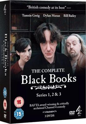 BLACK BOOKS COMPLETE SERIES 1-3 DVD BOX SET COLLECTION Season 1 2 3 Release Region 2 Brand New