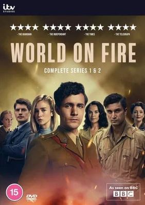 World On Fire: Series 1-2 DVD (2023) Jonah Hauer-King cert 15 5 discs Region 2 Brand New