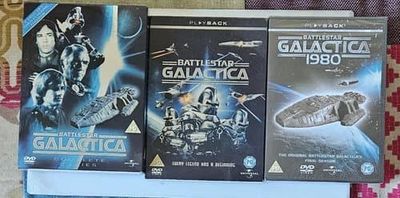 Battlestar Galactica: Complete DVD Box Set + Battlestar Galactica 1980 + Film Region 2 Brand New